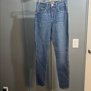 L'AGENCE Dark Blue Skinny Jeans